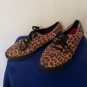 Leopard Print Women's vans